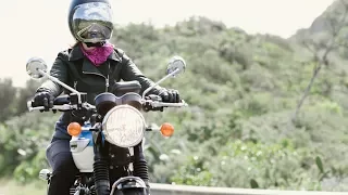 Solo Female Ride on Triumph Bonneville T100 I Be Free - Just Ride!!