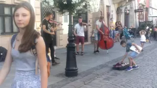 Вуличні музиканти у Львові