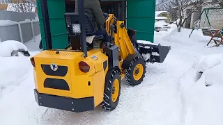 MINI LOADER.Самодельный мини погрузчик "САМСОН" в работе...