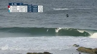 Filipe Toledo Dominates Round 4 at Quik Pro