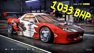 Need for Speed Heat - 1033 BHP Honda NSX Type-R 1992 - Tuning & Customization Car HD