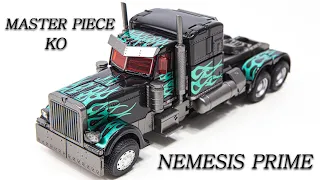 Transformers Movie MasterPiece KO NEMESIS PRIME Black Truck Car Vehicle Robot Toys