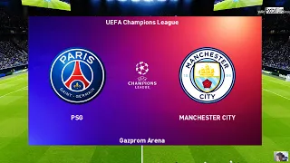 PES 2021 | PSG vs MANCHESTER CITY | Semi Final UEFA Champions League UCL | Mbappe Neymar vs Man City