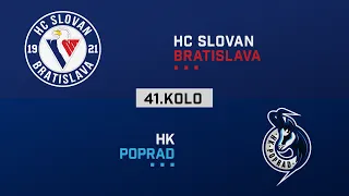 41.kolo HC Slovan Bratislava - HK Poprad HIGHLIGHTS