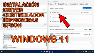 Instalar Controlador/Driver🖨️Impresora y escáner Epson sin💿CD en🪟Windows 11