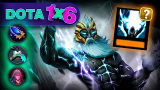 САМЫЙ ИМБОВЫЙ ЗЕВС! УНИЧТОЖЕНИЕ ВСЕХ 1 СКИЛОМ! | Dota 1x6 | Dota 2