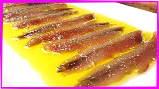 🐟 How to make HOMEMADE SALTED ANCHOVIES ▶Prepare your CANNED HOMEMADE ANCHOVIES 👉 Very EASY!