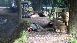 Bailey Bridge 2014 - battle reenactment Pevnost Evropa (rekonstrukce bitvy 1944) - Hradec Králové