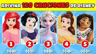Adivina el PERSONAJE DE DISNEY por 120 CANCIONES DE DISNEY🎶🎉 Elsa, Belle,Mirabel, Ariel |NT Adivinar
