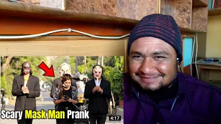 Scary Mask Men Following People with Candles Prank | Pakistani React | Vella Reaction | 2020