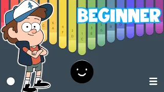 Gravity Falls - Opening Theme | Kalimba Cute Tutorial | BEGINNER Keylimba Easy