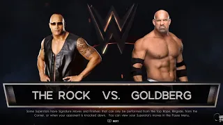 WWE 2K22 - Goldberg vs Hollywood Rock