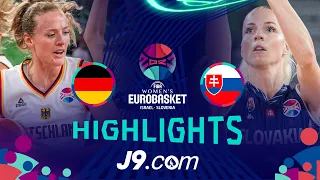 Germany 🇩🇪 vs Slovakia 🇸🇰 | J9 Highlights | FIBA #EuroBasketWomen 2023