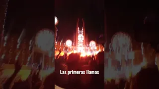Las primeras llamas de Zeig Dich Rammstein (1 de octubre de 2022) Ciudad de México, Foro Sol