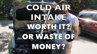 COLD AIR INTAKE.  Budget CAI DIY and Review E46 BMW