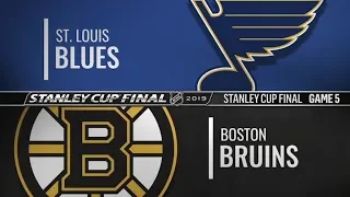 Blues vs Bruins   Stanley Cup Final  Game 5   Jun 6,  2019