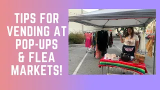 How to get started Vending at Pop Up Shops, Flea Markets, Outdoor Markets, Vintage Markets etc!