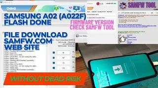 Samsun A02 (A022f) Flash /Check Firmware Version Samfw Tool without dead Risk