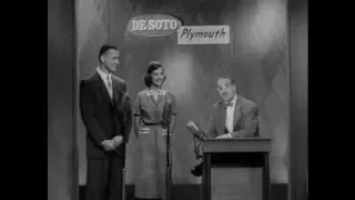 "You Bet Your Life" With Groucho Marx, 50's game show comedy