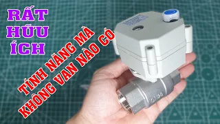 Tôi cực sướng khi tìm được thiết bị này. Van điện đóng mở nước tự động mà ai cũng cần