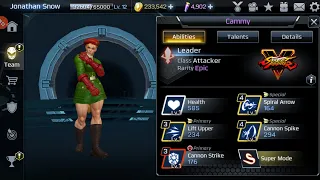 Street Fighter CAMMY EP COST & MoveSets ~ Power Rangers Legacy Wars