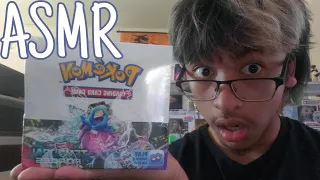 [ASMR] Pokemon Temporal Forces Booster Box Opening | Whispering, Tapping, Etc.