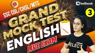 SSC CGL/CHSL/MTS English Mock Test 2022 | Important Grammar & Vocabulary for SSC | Ananya Ma'am