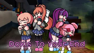 Dokis To Your End - (Friends To Your End but the Dokis sings it) || Friday Night Funkin' Cover