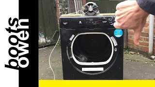 Tumble Dryer Smash | I fitted a washing machine motor to make it spin fast | Initial test and setup