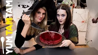 Halloween-Kuchen // Bloody Cheesecake // #yumtamtam