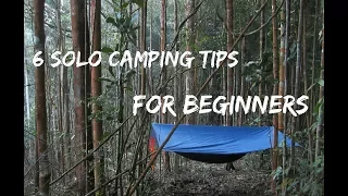 Solo Camping Tips For Beginners