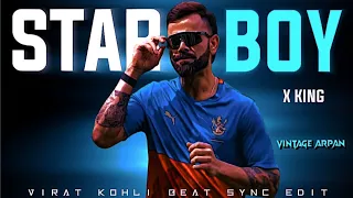 ✨ STARBOY X VIRAT KOHLI ✨ BEAT SYNC STATUS • 4K 60 FPS • #cricket #trending #arpandios #edit #ipl ✨