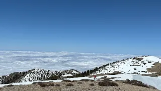 Snow on Mt Baldy in May