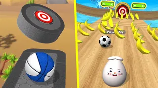 Going Balls vs Rolling Ball Sky Escape Gameplay Speedrun All Levels 1801