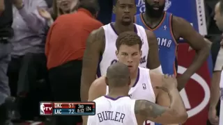 Blake Griffin FILTHY RIDICULOUS dunk on Perkins (Jan 30, 2012)
