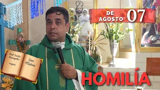 EVANGELIO DE HOY lunes 07 de agosto del 2023 - Padre Arturo Cornejo