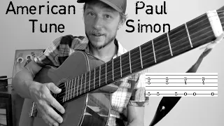 American Tune - Guitar Tutorial with Tab - Paul Simon