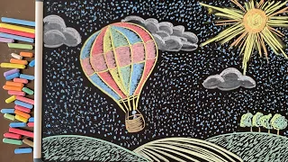 Let's Draw... a Balloon! ♫ 4 Hours of Soothing Music & Chalk Art