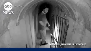 IDF releases video it says is of Hamas leader allegedly fleeing tunnels