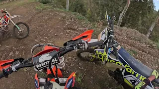 Enduro con barro todo se complica . Parte 1