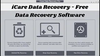 How to recover files with icare data recovery pro - free data recovery