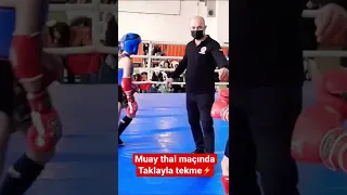 Muay Thai maçında Taklayla Tekme ! UMUT KOÇER SAENCHAI