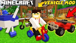 NOWE EPICKIE POJAZDY W MINECRAFT! || VEHICLE MOD  || FABULARMOD #10