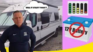How to stop the starter battery going flat in your motorhome or campervan for beginners
