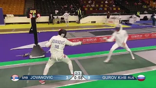 2022 350 T32 05 M E Individual NoviSad SRB ZCH GREEN GUROV RUS vs JOVANOVIC SRB