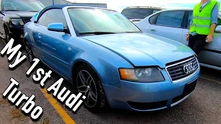 Copart Auction Win #1: Audi A4 Turbo Convertible