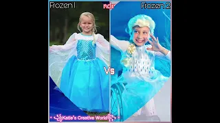 Frozen 1 vs Frozen 2 |#Frozen1 |#frozen2 |