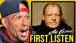 RAPPER first time REACTION to Joe Cocker - With A Little Help From My Friends (Live)!! WOW