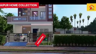 25x40 House Design 3D | 🔥🔥1000 Sqft | 111 Gaj | 3 BHK | Modern Design | Terrace Garden | 8x12 Meter