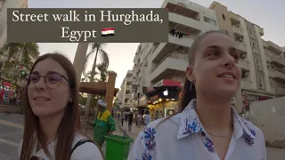Street walk in Hurghada, Egypt May 2024 🇪🇬